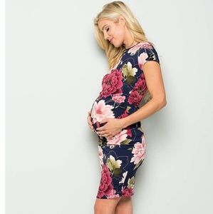 Maternity floral dress